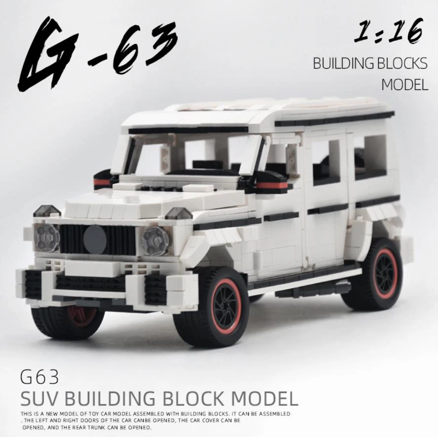 

technics 1:16 scale car benz G63 Off-road vehicle building block SUV model bricks toys collection for boys gifts