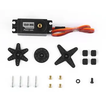 

Power HD High-Torque 60G Standard Servo 1501MG ALL Metal Gear 17KG 0.14 Sec New Hot!