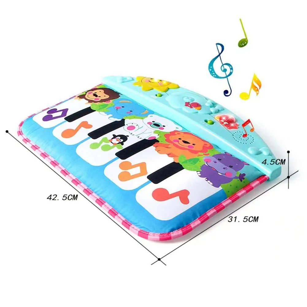Cartoon Animal Baby Music Mat Piano Keyboard Carpet Blanket Early Education Toy | Игрушки и хобби