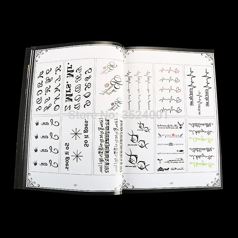 Najtaniej Darmowa wysyłka najnowsze popularne małe nowa moda wzór tatuaż projekty książek