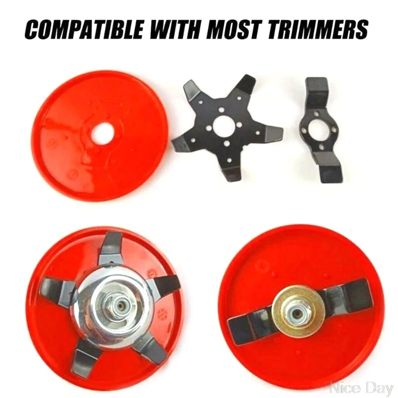 Grass Trimmer Head Dual-use Weeder Plate Lawn Mower Trimmer Head Brushcutter Grass Cutting Machine grass trimmer head grass trimmer