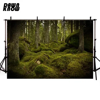 

DAWNKNOW Trees Photography Background Virgin Forest Fairy Tale Photographic Backdrops Photo Studio Children Photocall lv829