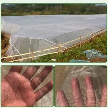 

60 Mesh Greenhouse Protective Net Insect Bird Garden Net Hunting Blind Garden Netting for Protect Flower Plant Fruits Vegetables