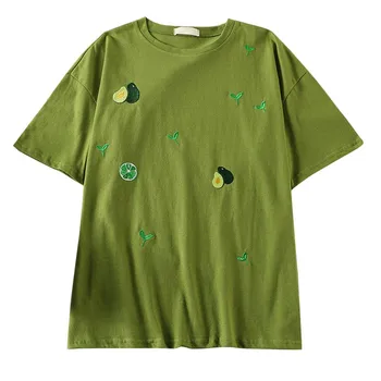 

Woman Top-tees Fashion Print Casual Tshirt O-neck Short Sleeve T Shirt Daily Clothes