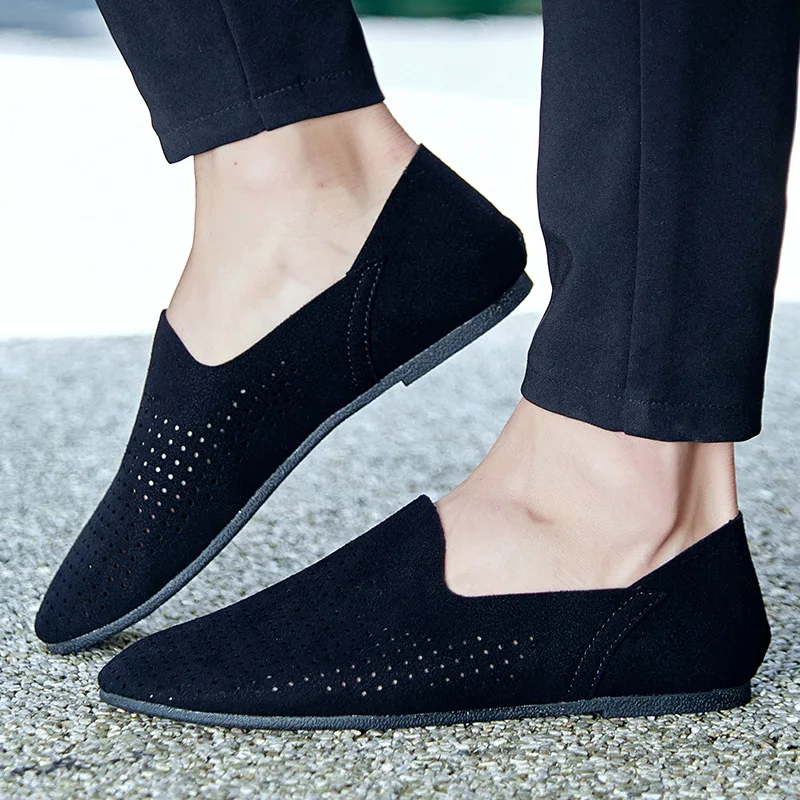 Мокасины Valstone мужские замшевые микрофибра дышащие лоферы Повседневная Уличная