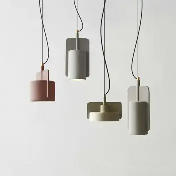 

Nordic Mancon Cement Pendant Lighting Industrial Air Restaurant Lamp Retro-simple Creative Hanging Lamp Coffee Shop Dining Room