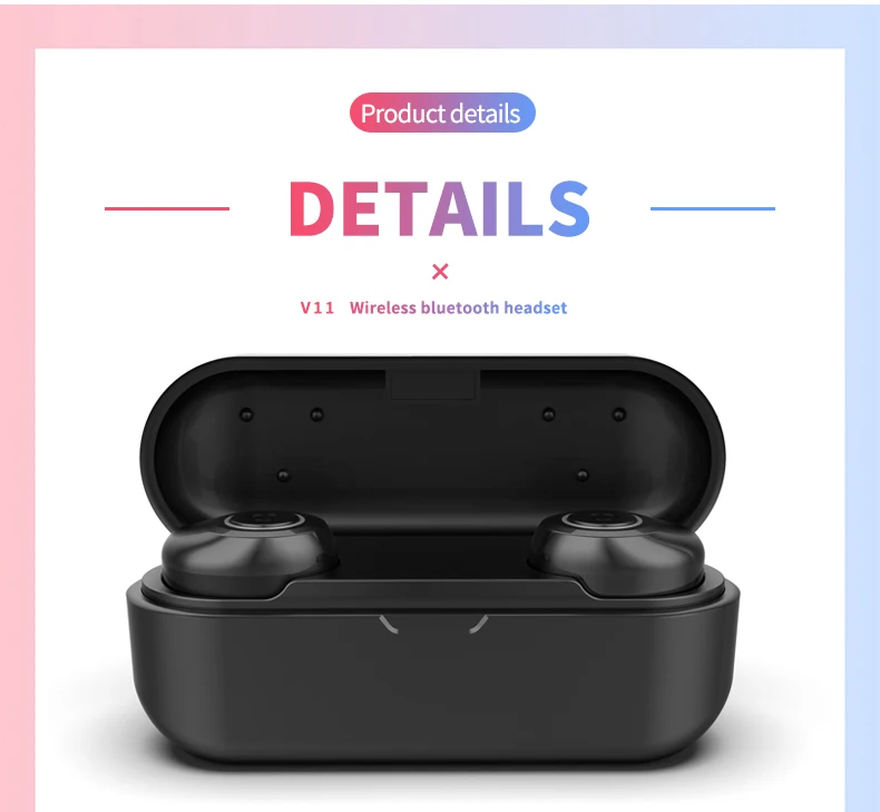 Беспроводные наушники Airdots IPX7, водонепроницаемая bluetooth-гарнитура, сенсорный экран, 2000 мА/ч, чехол для зарядки, HIFI, 4D, шумоподавление, наушники-вкладыши