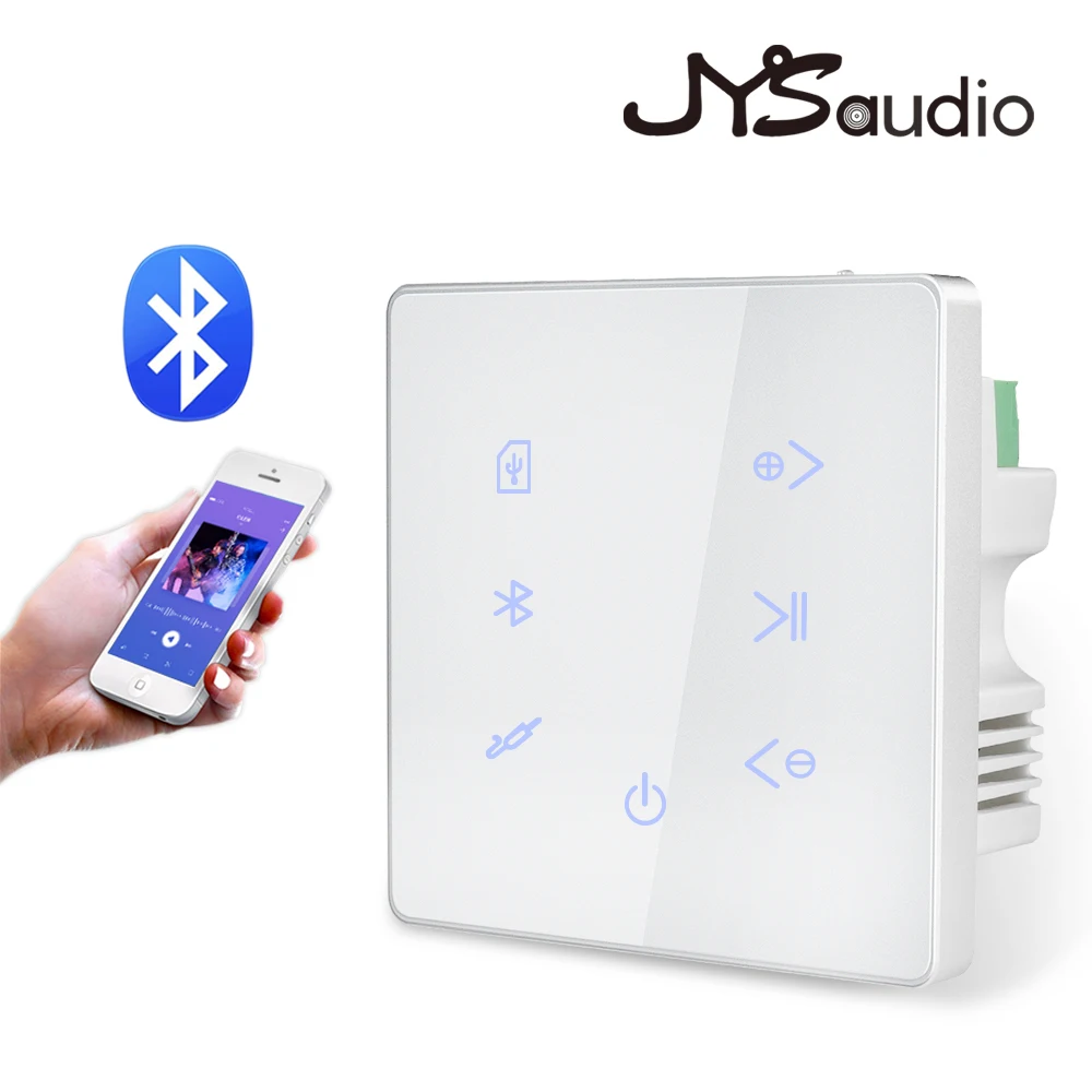 Compatível na Parede Painel de Música Sistema de Áudio Bluetooth-amplificador Cartão Casa Inteligente Fundo Estéreo Hotel Restaurante Inn Usb sd - Image 5