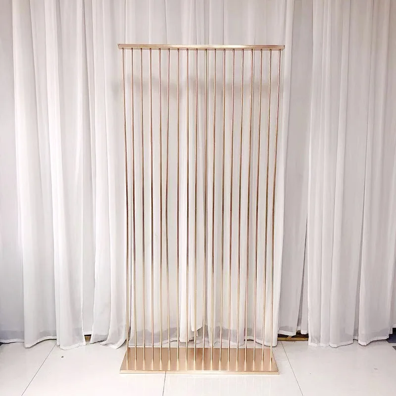 

Luxury Iron Screen Wedding Backdrops Party Supplies Background Decoration Frame Ornaments Cake Pillar Flower Plinth Metal Board