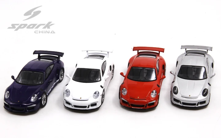 Модель автомобиля Spark 1:64 GT3 RS 2016 три цвета на выбор | Игрушки и хобби