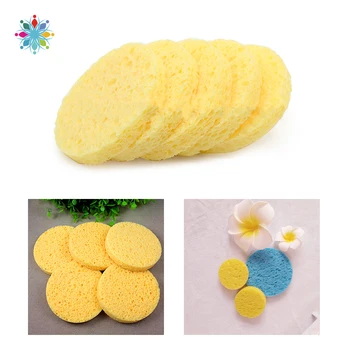 

10 Pcs/Bag Facial Sponges Natural Facial Cleansing Sponge Makeup Remover Whitening BB Cream Puff