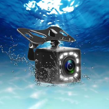 

Car Rear View Camera Universal 12 LED Night Vision Backup Parking Reverse Camera Waterproof 170 Wide Angle HD Color Image