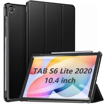 

Tablet Case for Galaxy Tab S6 Lite 2020,Ultra-Slim Smart Tri-Fold Shell PU Leather Stand Cover Case For Galaxy Tab S6 Lite 10.4