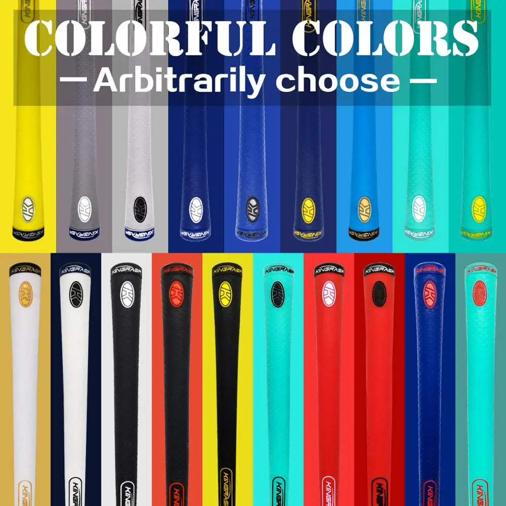 KINGRASP golf Grip13 шт./партия захват гольф-клуба медсайз резиновые спортивные аксессуары для гольфа 8 цветов на выбор для мужчин и женщин