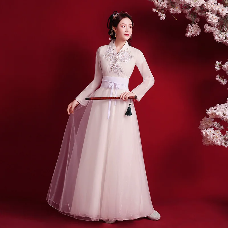 Традиционное китайское платье hanfu женская одежда сказочный сценический костюм