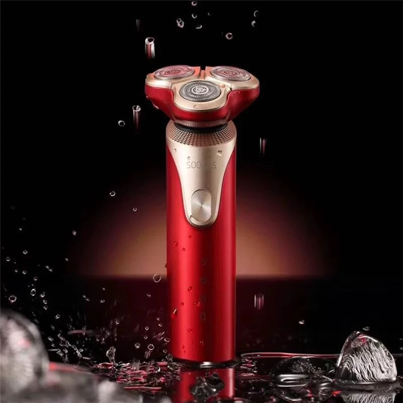 Электробритва Xiaomi SOOCAS S3 для мужчин Беспроводная Водонепроницаемая бритва с 3