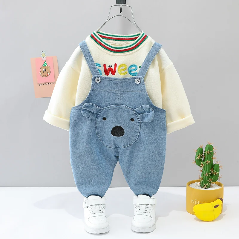 New Spring Autumn Fashion Baby Clothes For Girls Children T-Shirt Pants 2Pcs/Sets Toddler Casual Boys Clothing Kids Tracksuits Clothing Sets