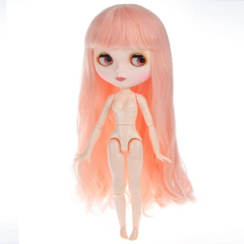 Blyth кукла Blyth матовое лицо матовая белая кожа 1/6 BJD шарнирная кукла пользовательские куклы для девочек подарок для коллекции кукол - Цвет: Matte Face 3-NBL10