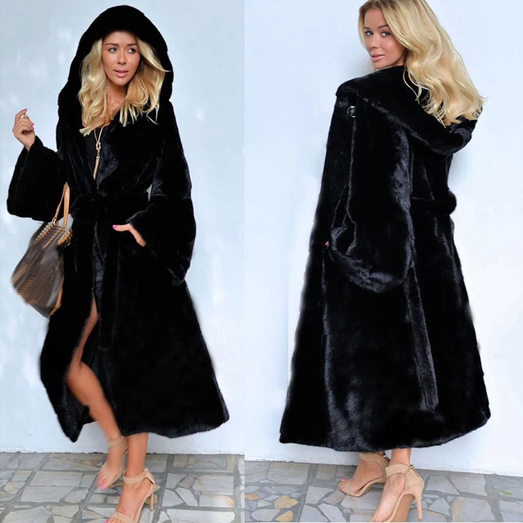Manteau femme зимнее пальто для женщин размера плюс короткое пальто из искусственного меха теплая куртка FauxLong верхняя одежда с длинным рукавом ropa mujer ropa