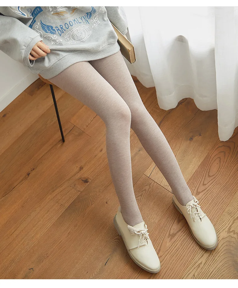 Knitting Sale Casual Winter New High Elastic Thicken Lady's Leggings Warm Pants Skinny Pants For Women Black b427