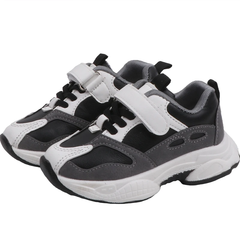 CYSINCOS Children Light Casual Shoes Kids Sneakers Girl Breathable Leather Waterproof Sport Running Shoes Slip-on Tenis Infantil - Цвет: Розовый