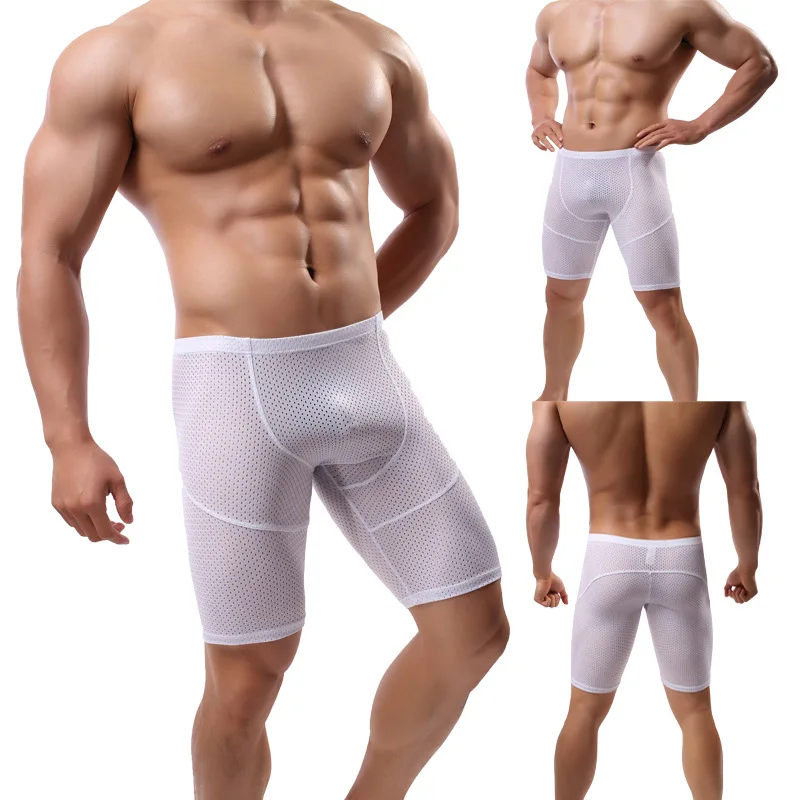 Мужские спортивные шорты, быстросохнущие, облегающие, для бега, летние, для фитнеса, тренировочные, мужские, средние брюки, 5 модных штанов