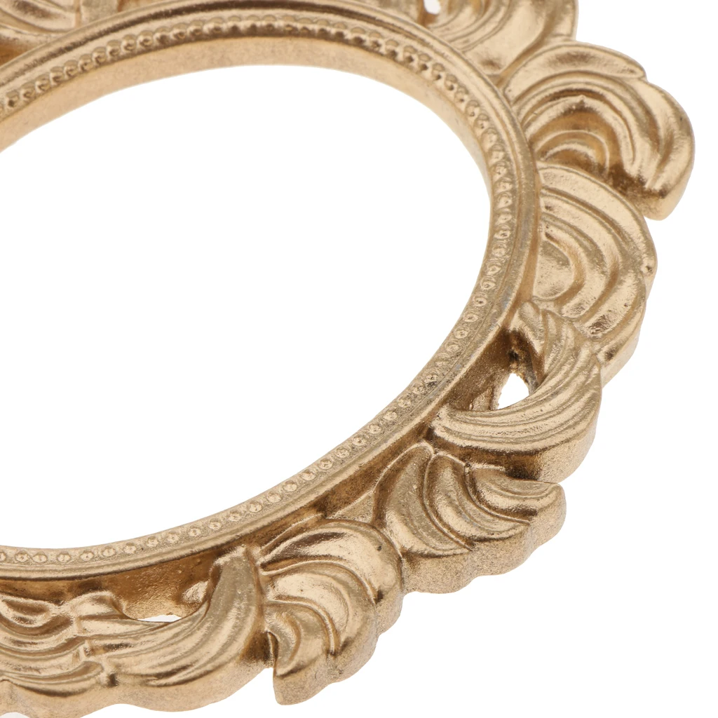 4pcs Vintage Baroque Design Placecard Holder, Photo Frame, Picture Holder, Tabletop Display Photo Props