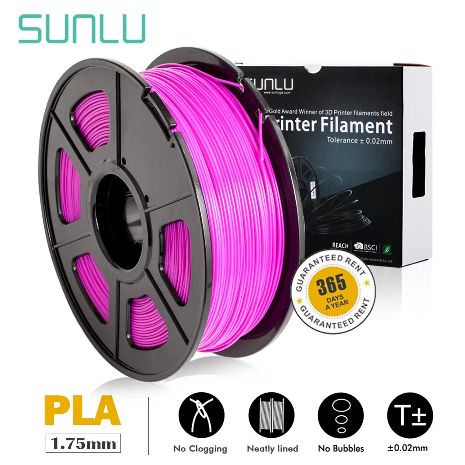 

PLA Filament 1.75mm 1kg Sublimation Blanks Spool New 3D Filament For 3D Printers And 3D Pens Model Printing Impresora 3D Resina
