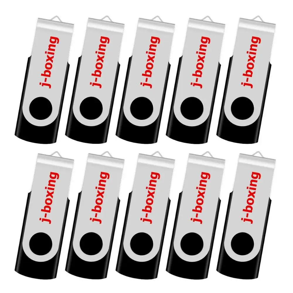 J boxing 10 шт флеш диск usb 2 0 небольшой емкости 256 МБ 512 Pendrives металлический поворотный