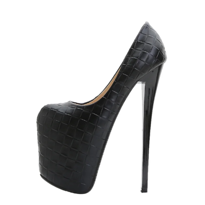 

Crossdresser Sexy 19cm Thin High-heeled Shoes Woman Stiletto Steel Pipe Dance Party Pumps Plus Size:34-48 49 50 Mujer Bomba