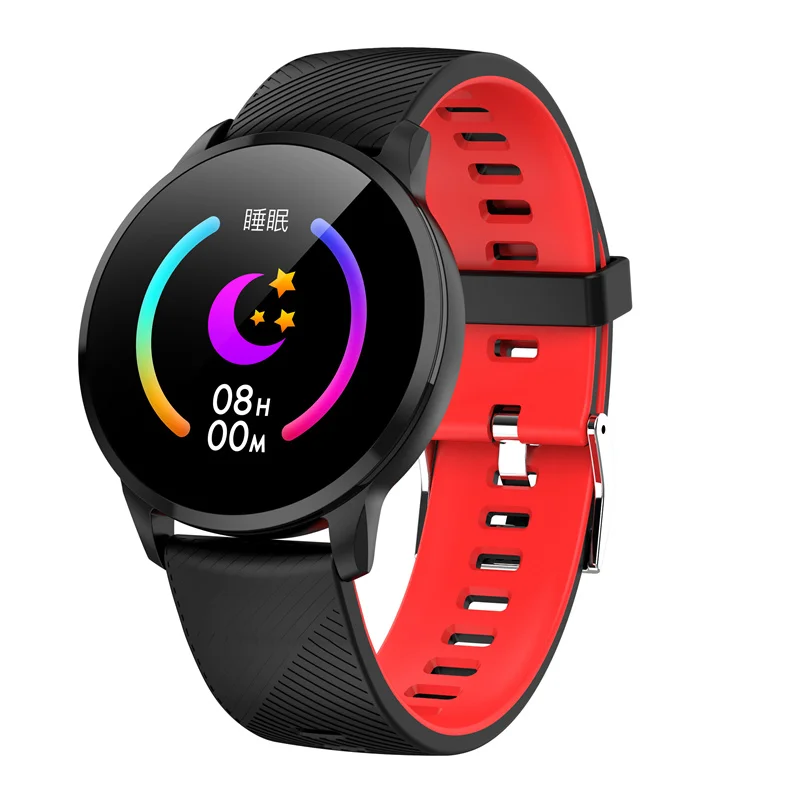 red tape Y16 Uwatch2 Смарт часы для Android IOS 1,33 'полный сенсорный экран IP67 водонепроницаемый фитнес-трекер браслет для женщин полностью металлический Unibod - Цвет: red tape