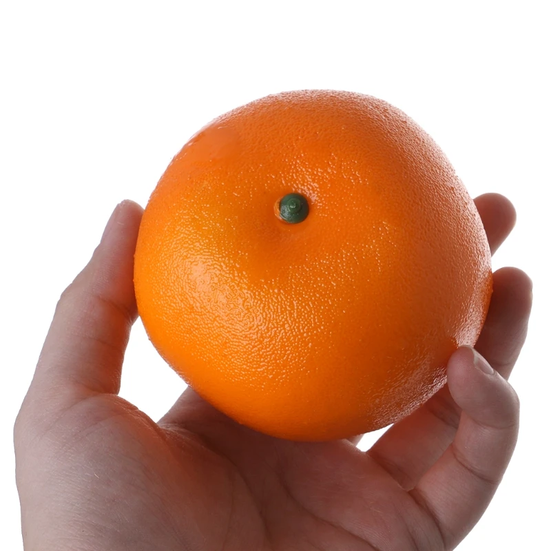 Реалистичная имитация искусственный апельсин поддельные фрукты Disply вечерние украшения для дома