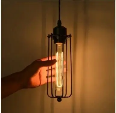 

Creative restaurant chandelier retro iron bar cafe shop beauty salon net cafe box industrial wind lamps and lanterns