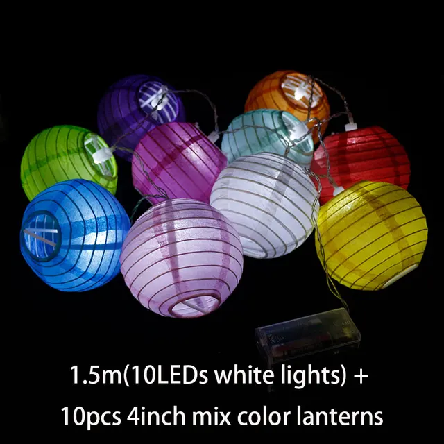 Boek Wirwar film 20pcs/set 4inch Warm White Paper Lantern Led Colorful Hanging Lampion  String Lights For Christmas Wedding Decoration - Festival Lantern -  AliExpress