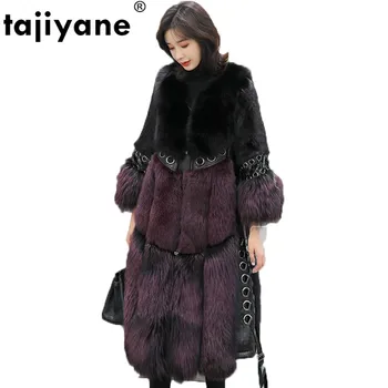 

Natural Pure Real Fox Fur Coat Women Tops Female Jacket Korean Mink Fur Pocket Sheepskin Women's Fur Coat Autumn Winter ZT1604