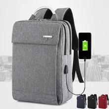 Usb рюкзак Бизнес рюкзак Для мужчин Для женщин школьная сумка Путешествия Рюкзак Студенческая сумка Анти-кражи Для мужчин за 16 дюймов рюкзаку