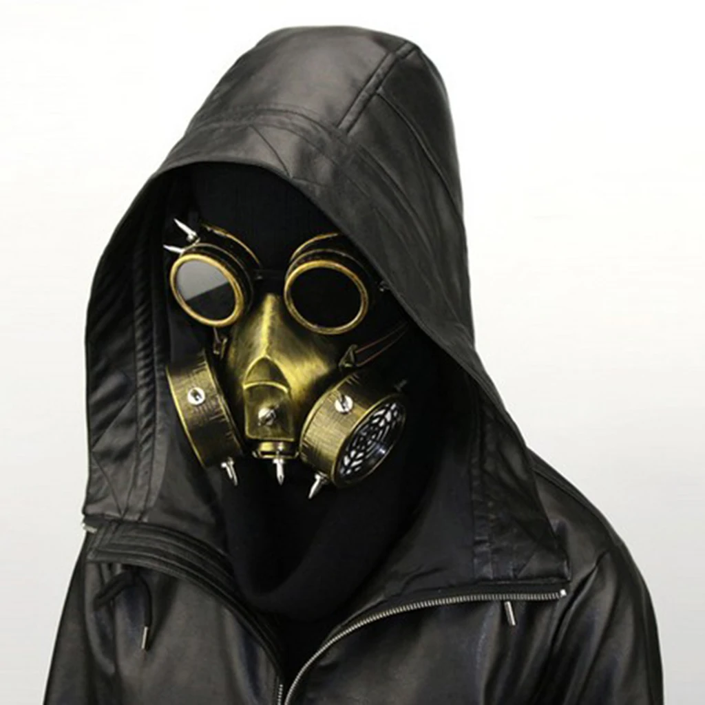 

Steampunk Gas Goggles with Mask Costume Halloween Party Props