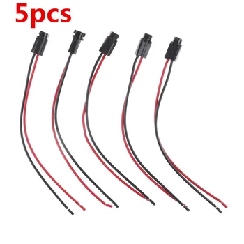 

5pcs T5 LED Bulb Holder Socket For 1.2W W3W LED Width Instrument Light T5 Socket LED T5 Socket Plug Extension Cables Harness