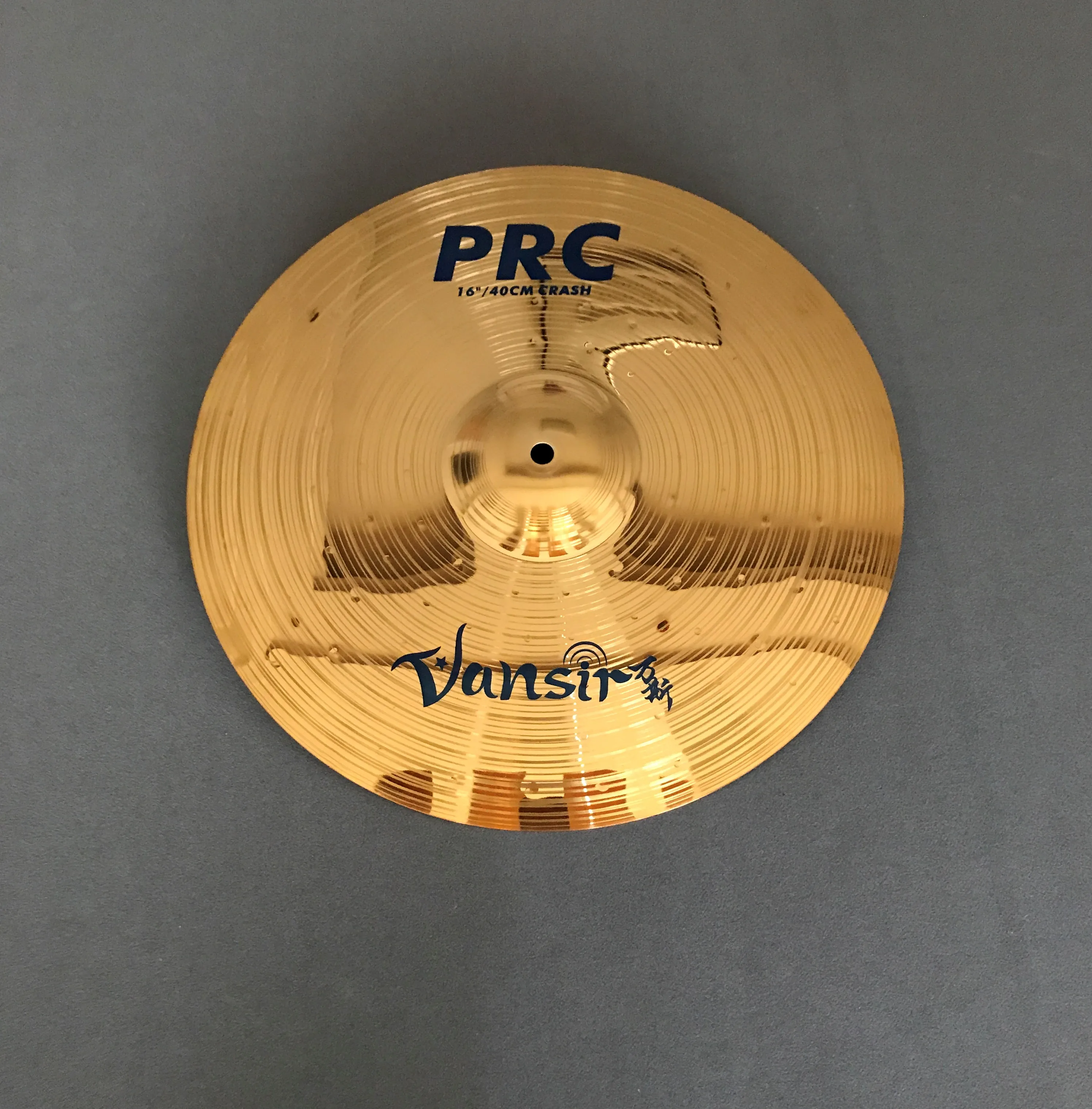 Vansir Polishing Alloy Cymbals Gold Color 16''Crash For Sale
