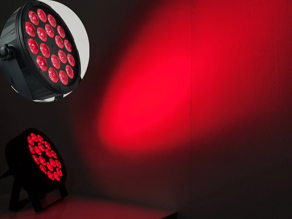 RGBWA+UV 6-in-1 LED PAR 18X18W PAR 조명/디스코 조명, 파 LED 전문 DJ 장비