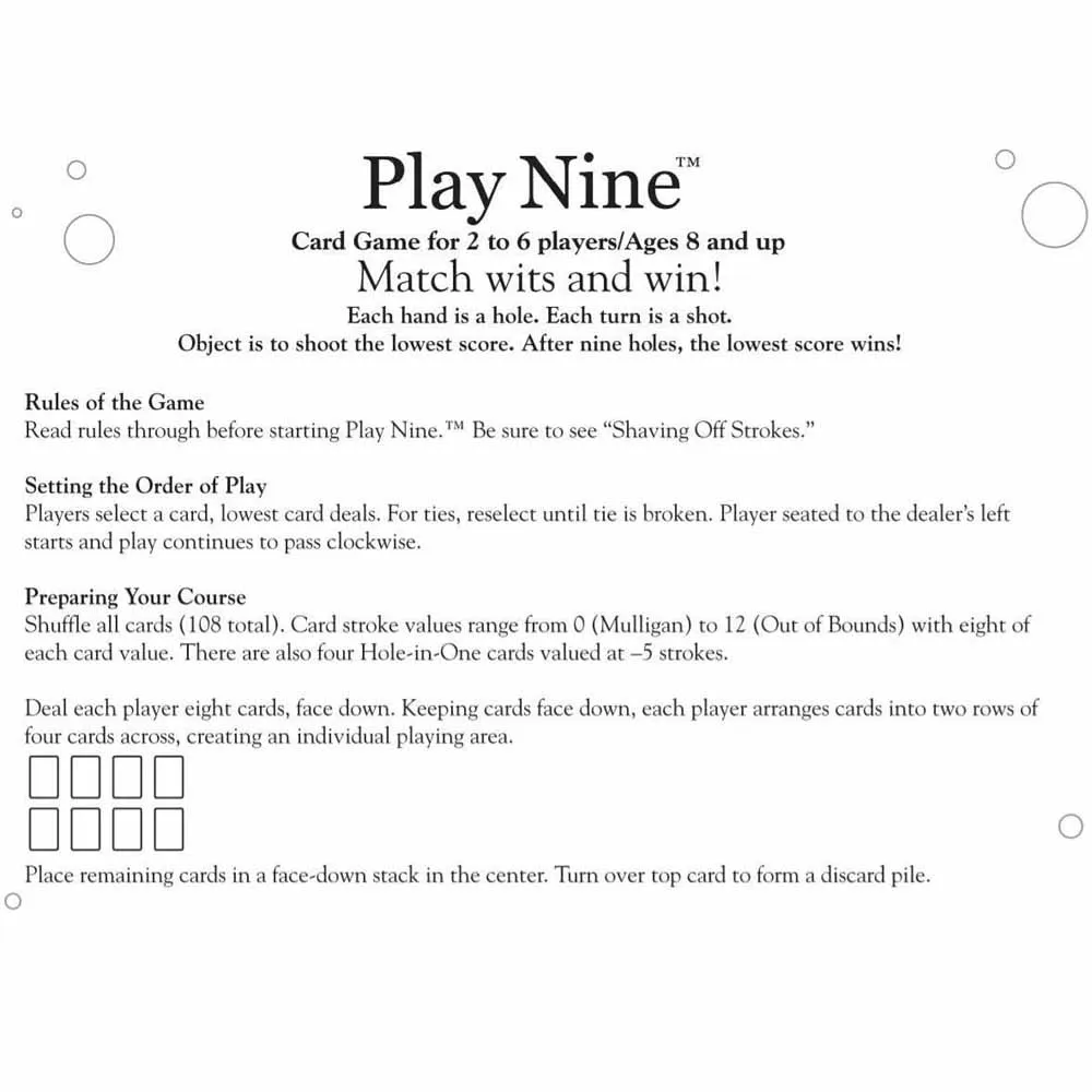 Play Nine Card Game for Funny Party Games Paper Cards English Version -  AliExpress Toys & Hobbies