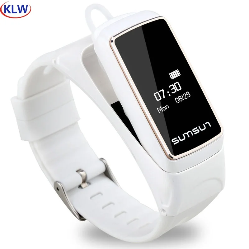 B7 bluetooth smart bracelets Sleep monitoring Sports step counting, alarm clock reminder  heart rate   smart talk band 