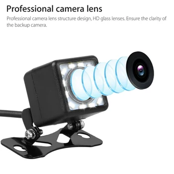 

Universal Night Vision Camera Rearview With Lights 12-LED Ultra HD Plastic