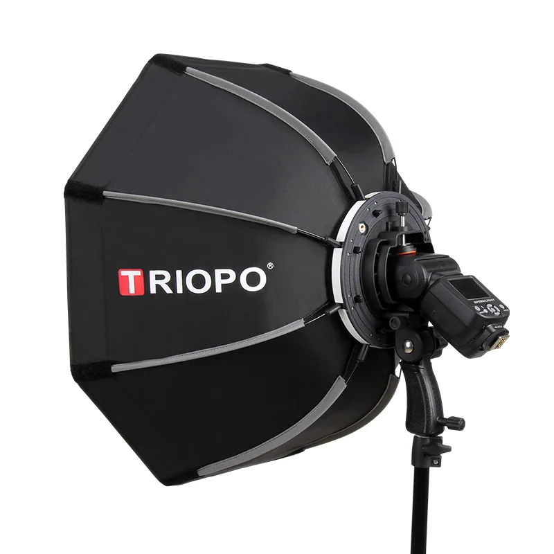 Photography Softboxes Triopo 55 65 90cm 120cm Octagon Umbrella Honeycomb Grid Outdoor Flash for Canon Godox photography softbox bowens mount softbox portable softbox photography lighting kit