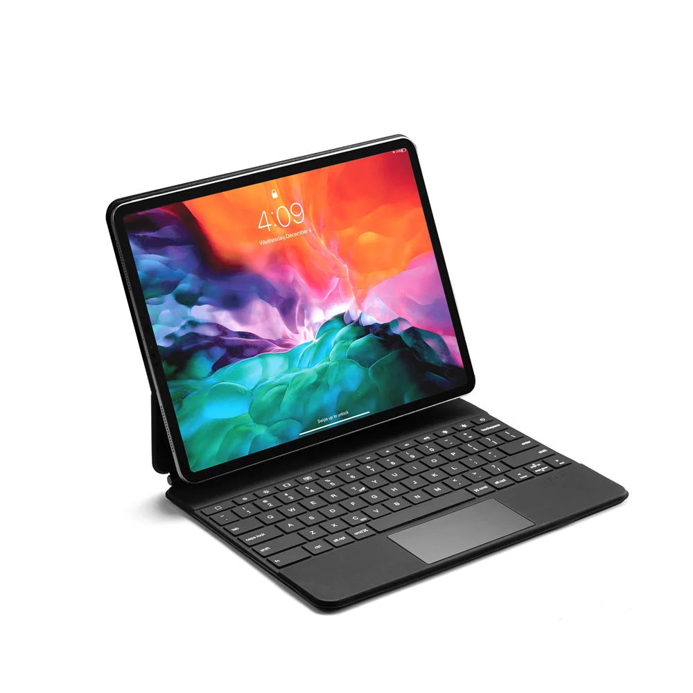 Чехол с сенсорной клавиатурой для iPad Pro 12 9 11 2021 2020 2018 Air 4 дюймов волшебной