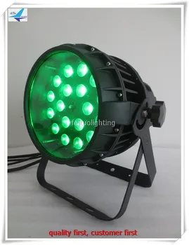

12/lot outdoor high output 18x18w rgbwa uv 6in1 led par zoom Dj light club Christmas decoration