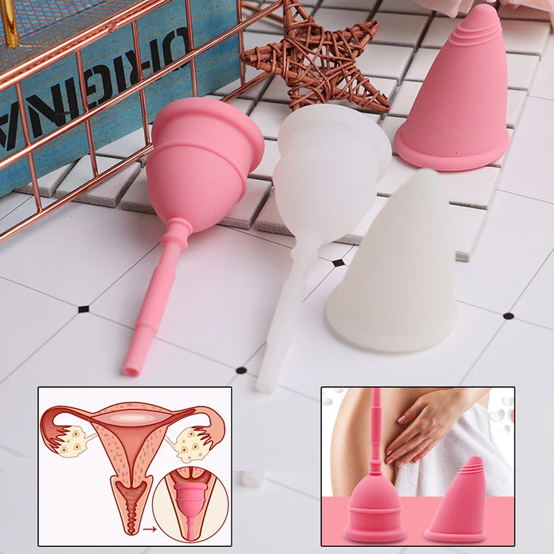Новая многоразовая медицинская силиконовая менструальная чашка женская гигиеническая копа менструальная Дамская чашка менструальная чашка