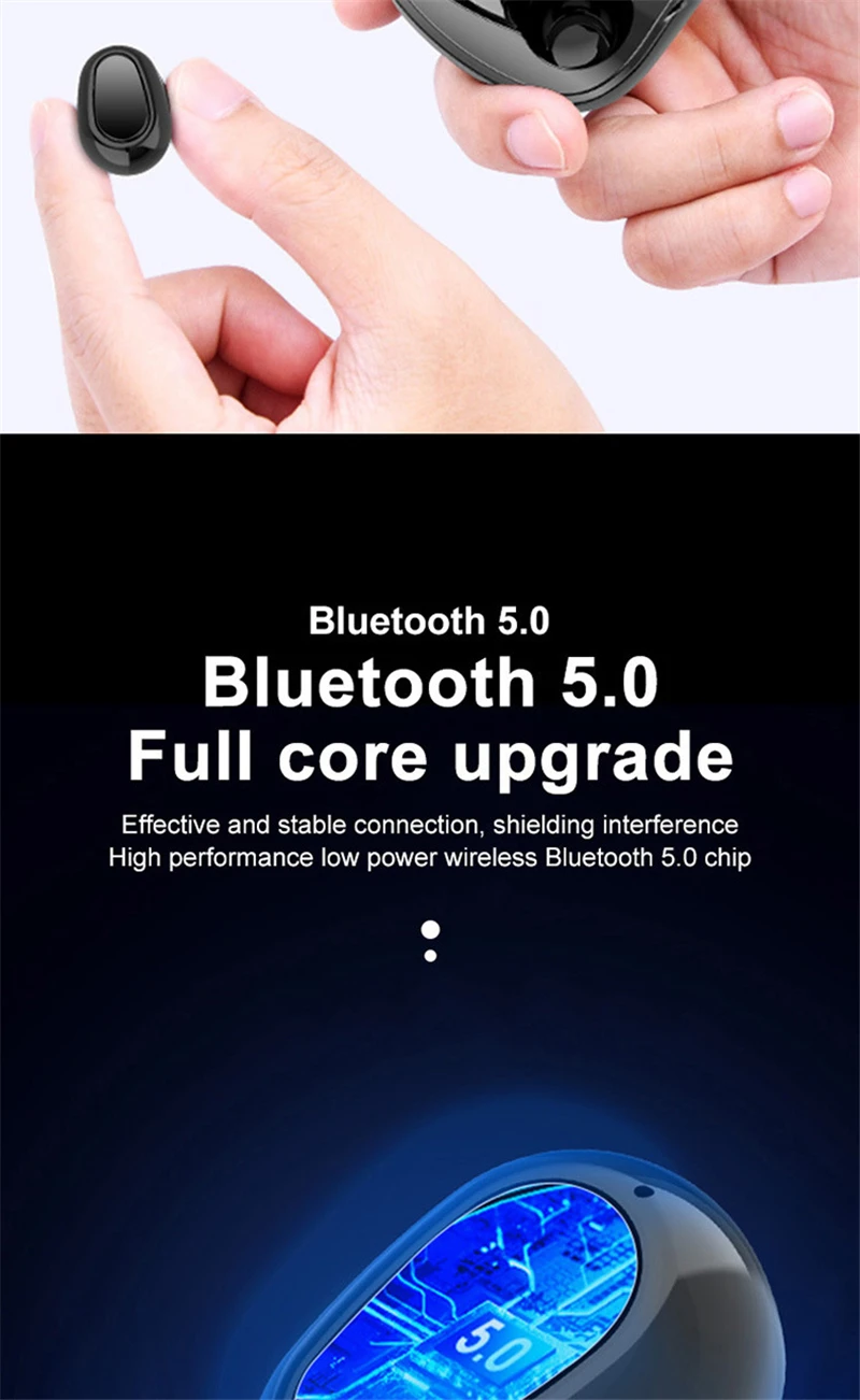 UBeamer, новинка, гарнитура L21, Bluetooth, частная модель, в уши, мини версия 5,0, бизнес модель, беспроводная, с зарядной камерой