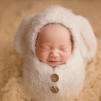 

Baby Photography Clothing Potato Sleeping Bag Hundred Days Puppy Hand Woven Infant Sack