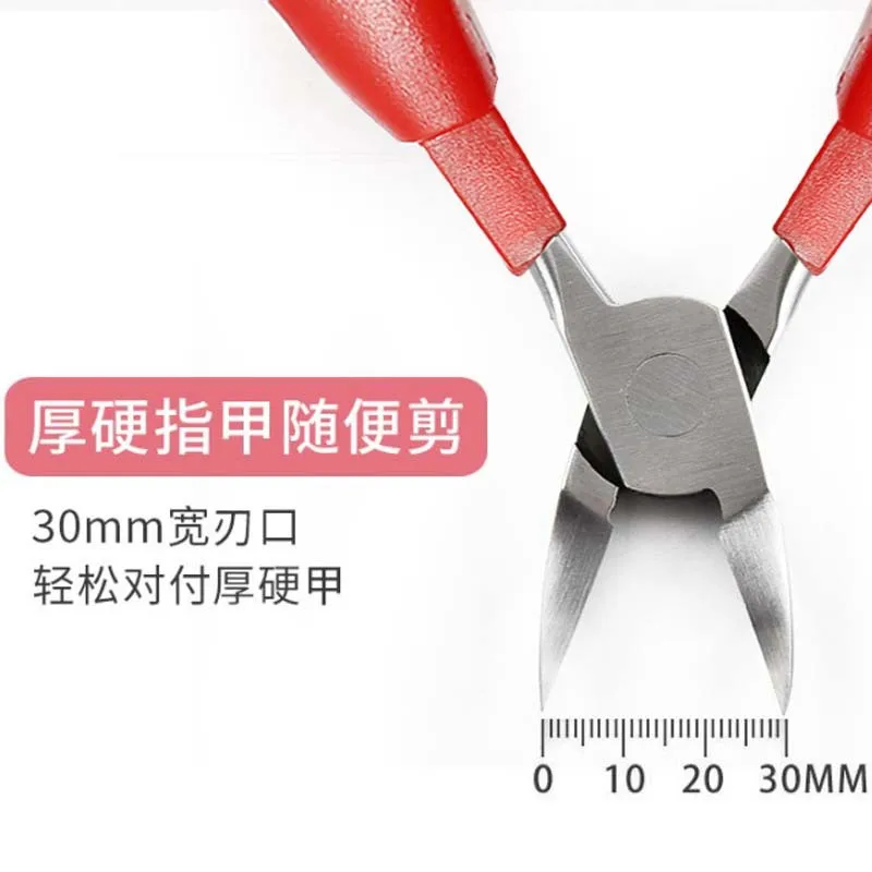 Manufacturers Direct Selling New Style Double Fork Sanding Bent Nose Plier Nail Clippers Paronychia Only Ingrown Toenails Manicu